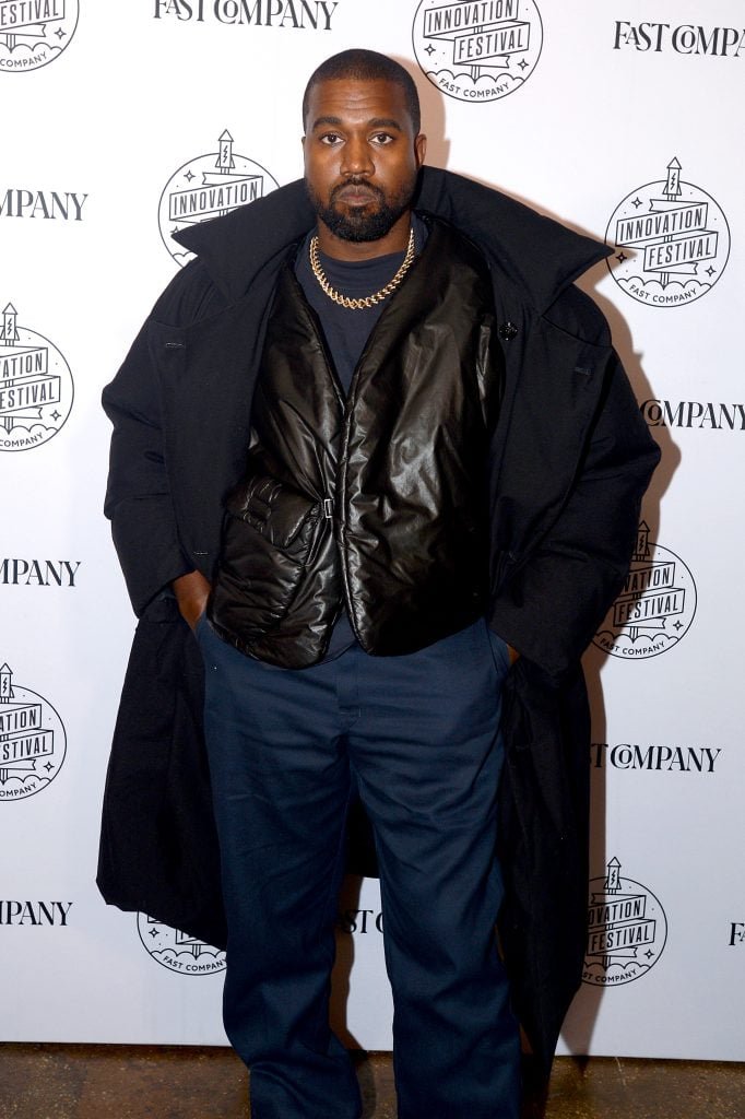 Kanye West participates in the Fast Company Innovation Festival - Day 3 arrivals on November 7, 2019 in New York City.