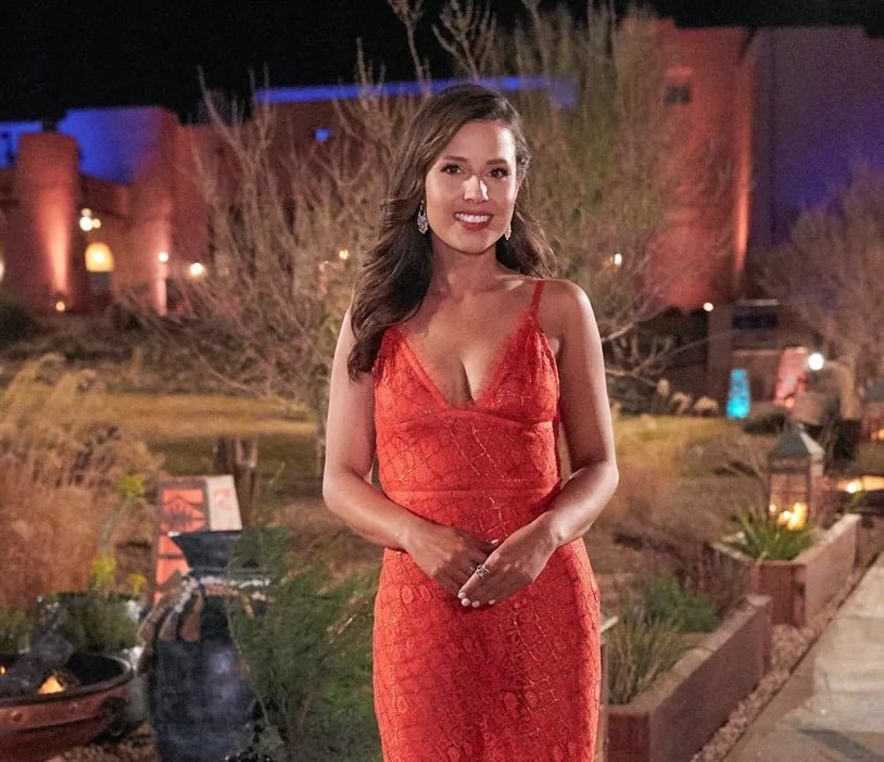 Katie Thurston during her race as a bachelorette.