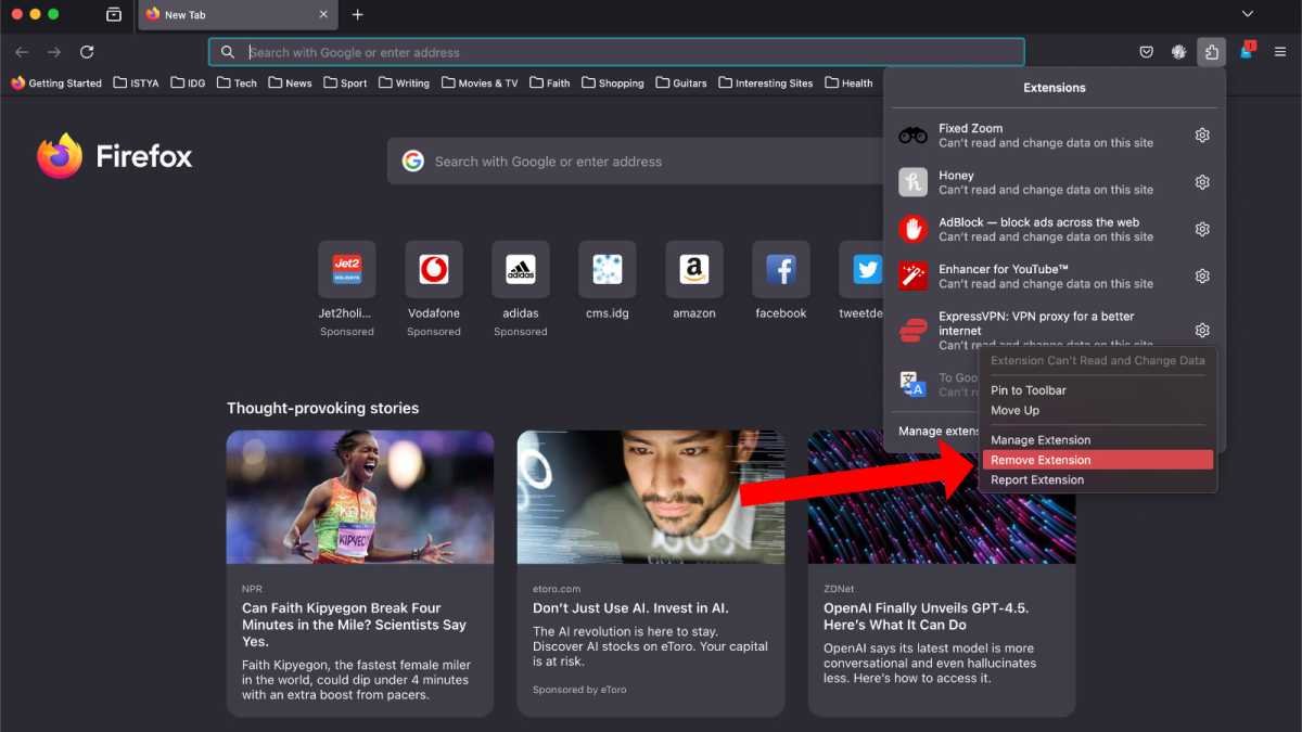 Firefox extensions
