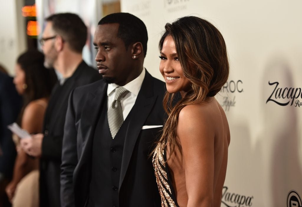 Sean 'Diddy' Combs and Actress Cassie Venturaattends Premier of Lionsgates 'The Perfect Match' at Arclight Hollywood on March 7, 2016 in Hollywood, California.