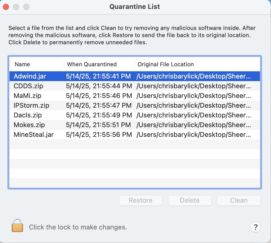 Trendmicro quarantine