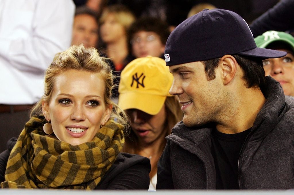 Hilary Duff and Mike Comrie in 2008.