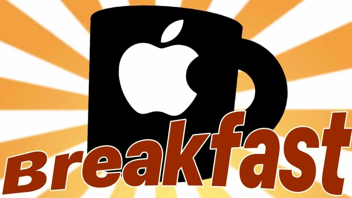 Apple breakfast logo