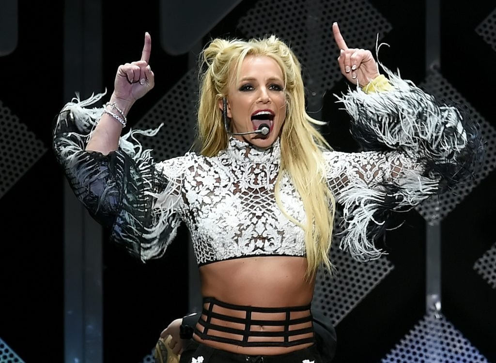 Singer Britney Spears performs on stage during 102.7 Kiis FM's Jingle Ball 2016 presented by Capital One at Staples Center on December 2, 2016 in Los Angeles, California.